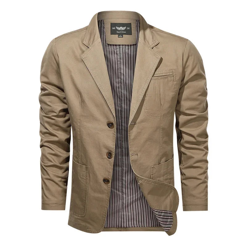 Chique katoenen blazer