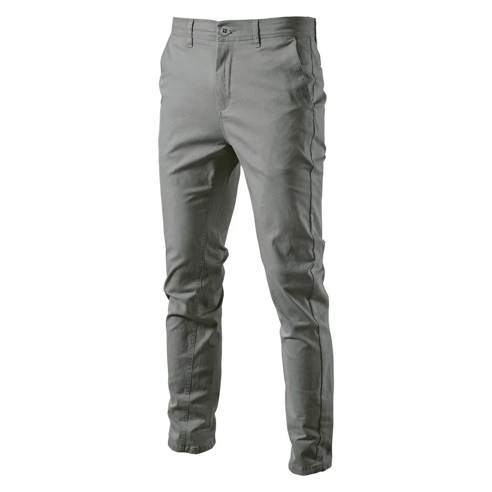 Casual katoenen broek