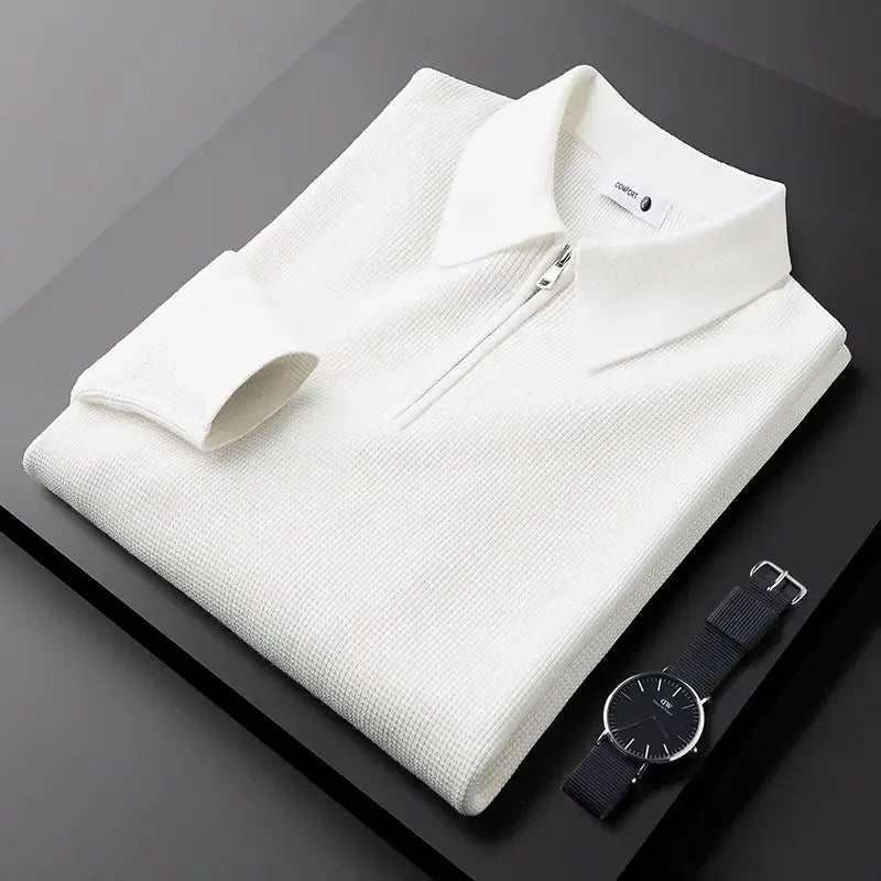 Elegante herentrui met ritssluiting