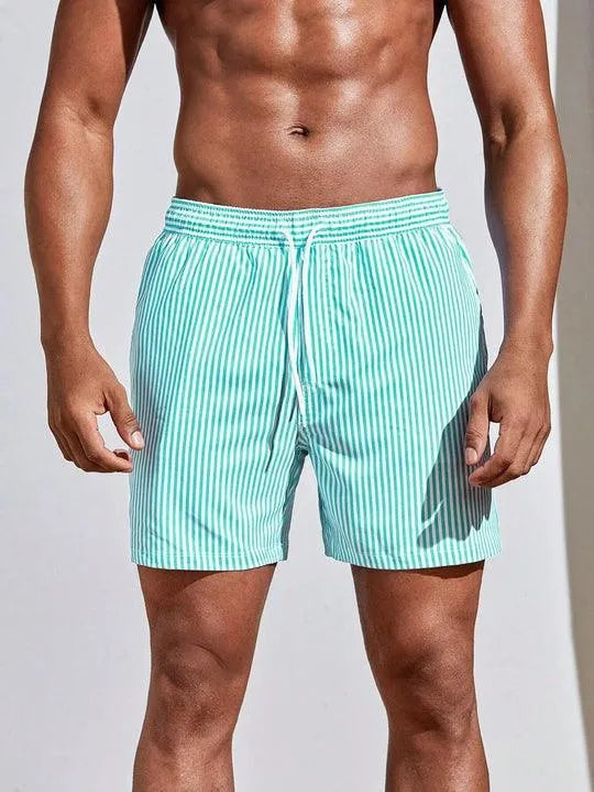 Elegante gestreepte zwemshort