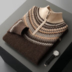 Elegante kasjmiertrui met ritssluiting