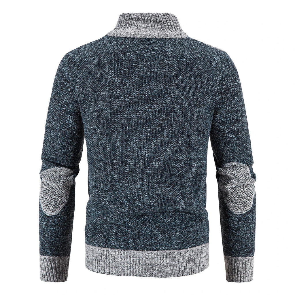 Elegant vest van gebreide stof met ritssluiting