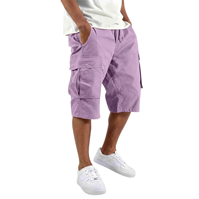 Elegante korte broek met meerdere zakken