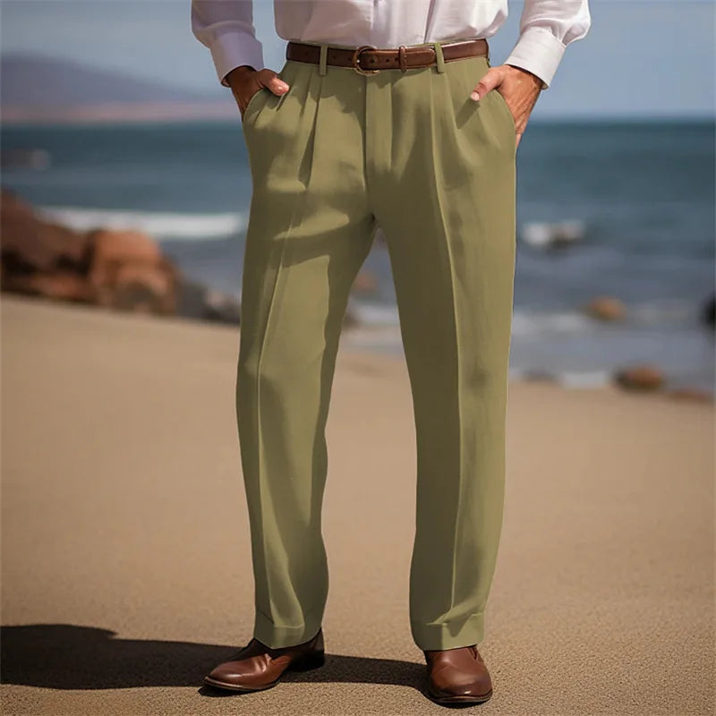 Elegante linnen broek