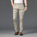 Elegante geruite broek