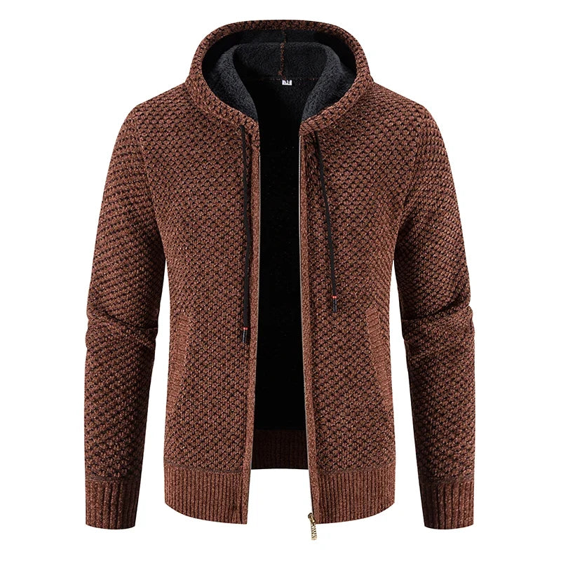 Herenvest met capuchon