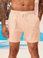 Elegante gestreepte zwemshort