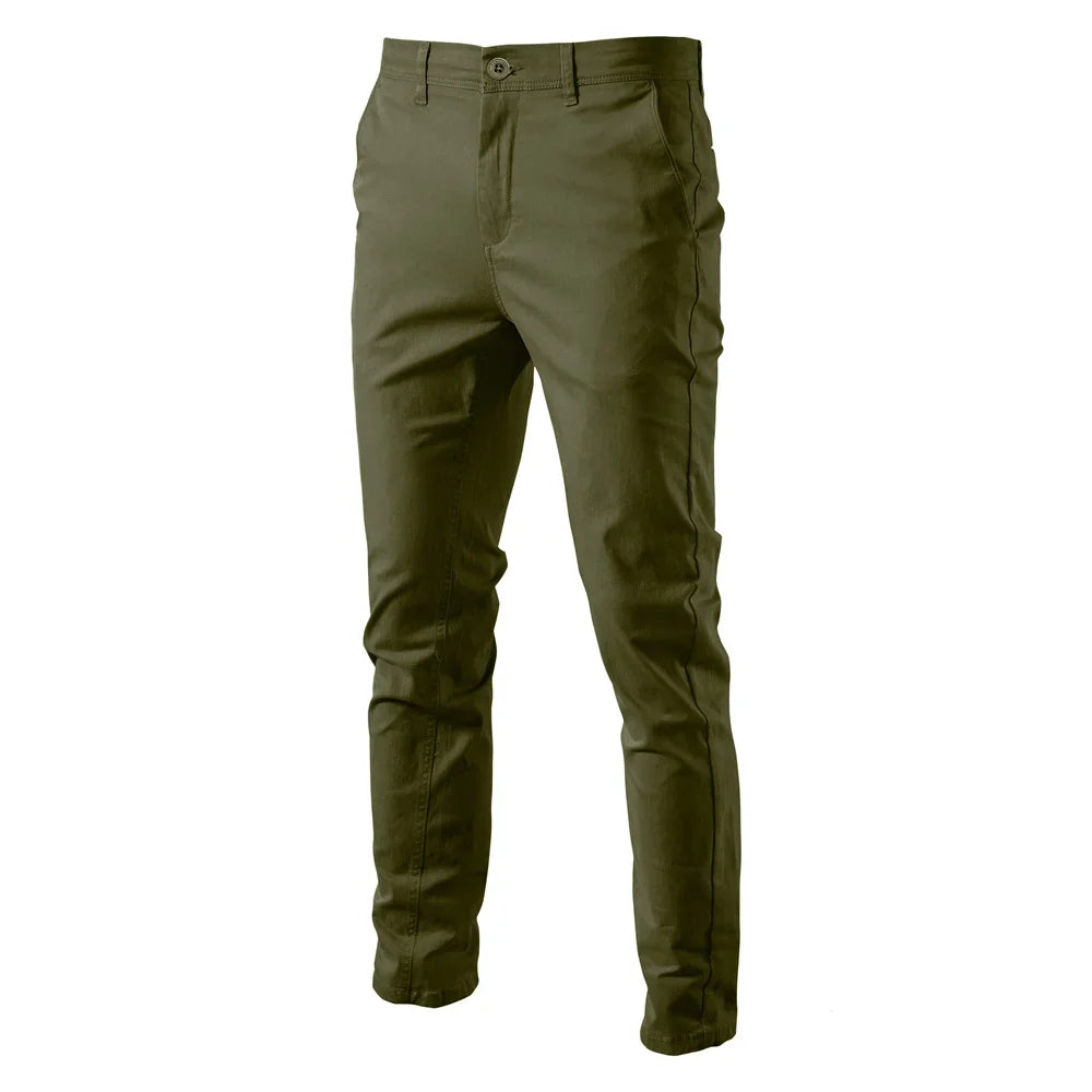 Casual katoenen broek