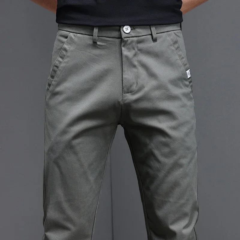 Casual katoenen broek