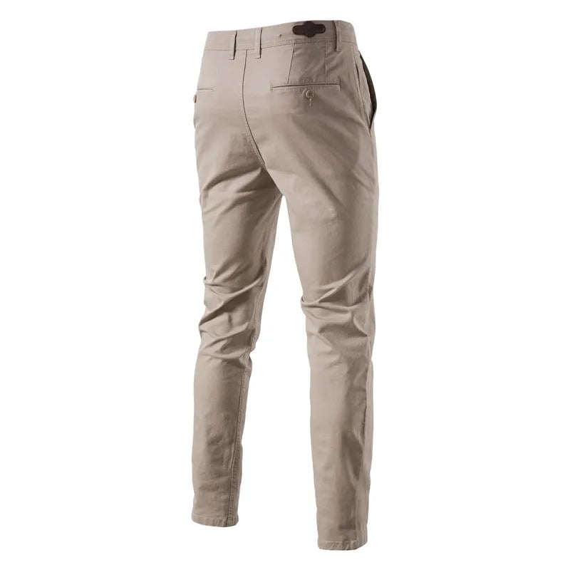 Casual katoenen broek