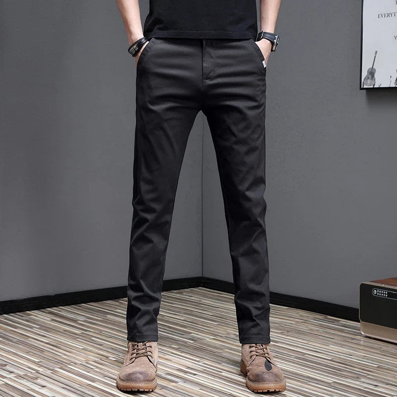 Casual katoenen broek