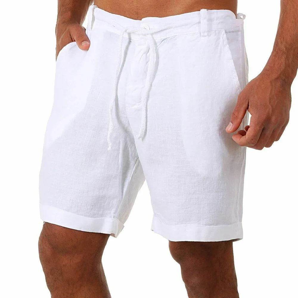 Casual linnen korte broek