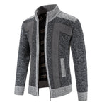 Elegant vest van gebreide stof met ritssluiting