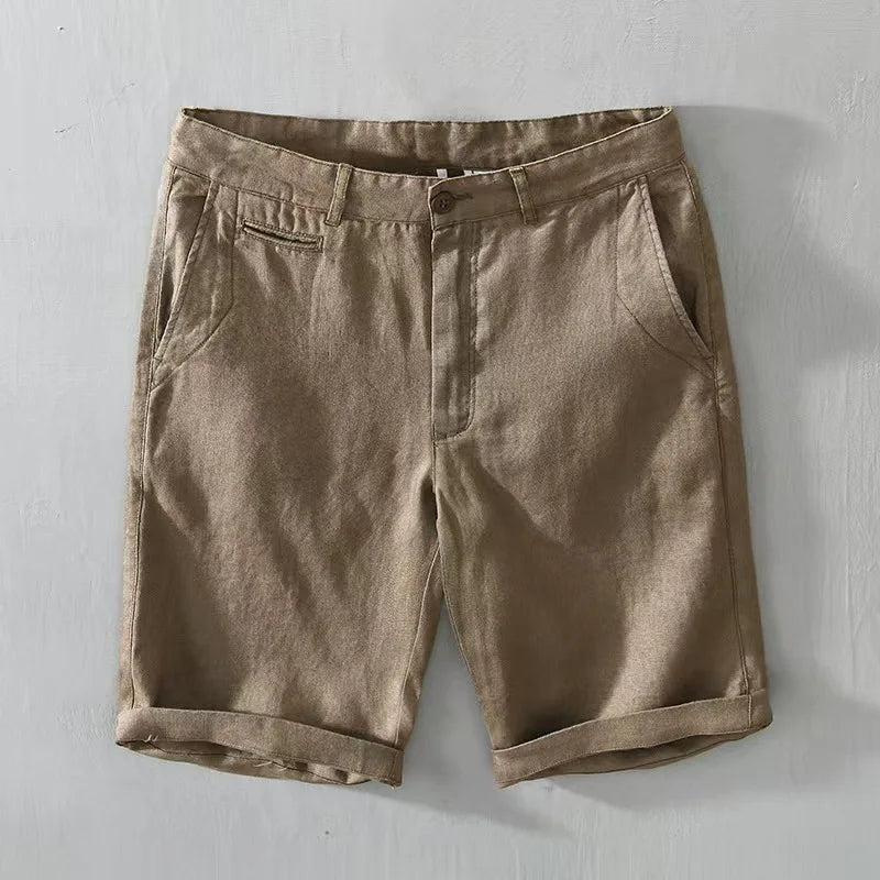 Linnen shorts van hoge kwaliteit