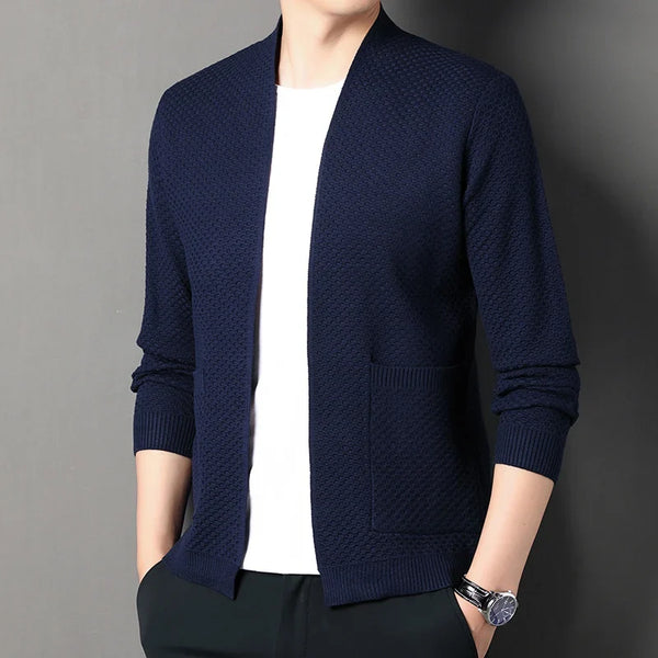 Hoogwaardige gebreide blazer