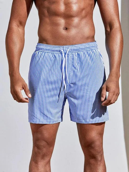 Elegante gestreepte zwemshort