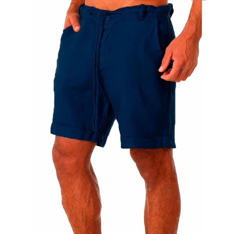 Casual linnen korte broek