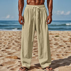 Comfortabele linnen broek