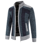 Elegant vest van gebreide stof met ritssluiting