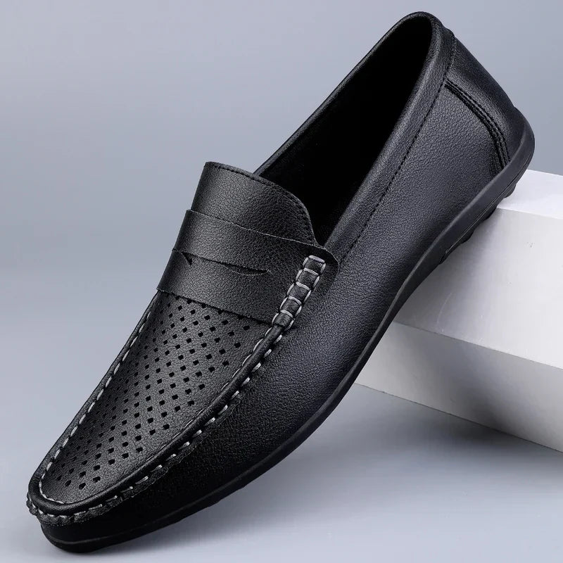 Klassiek Italiaans leer Loafers