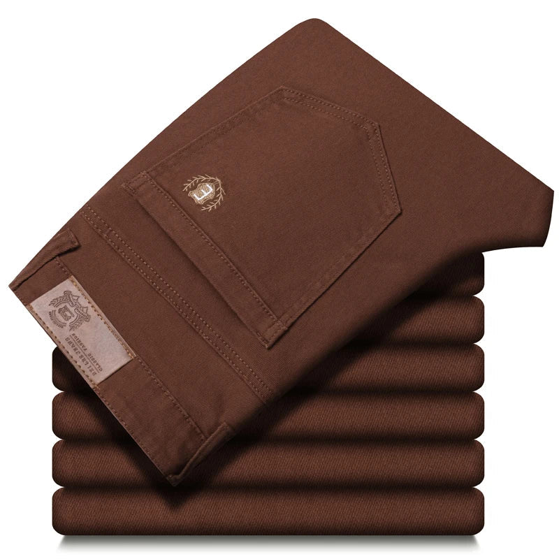 Elegante stretchjeans van denim