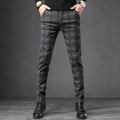 Casual broek met ruitjespatroon
