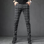 Casual broek met ruitjespatroon