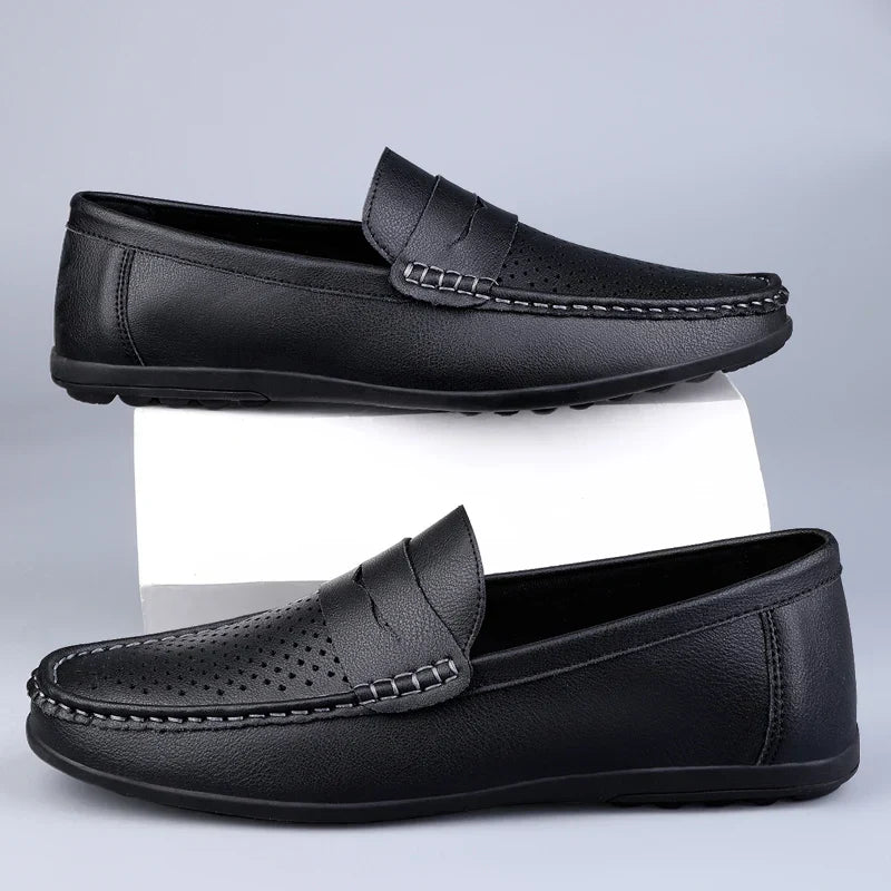 Klassiek Italiaans leer Loafers
