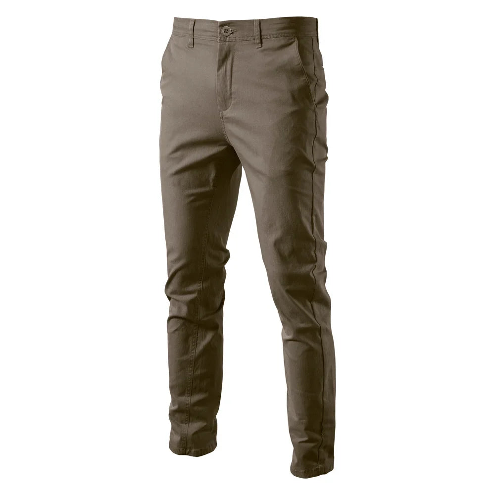 Casual katoenen broek