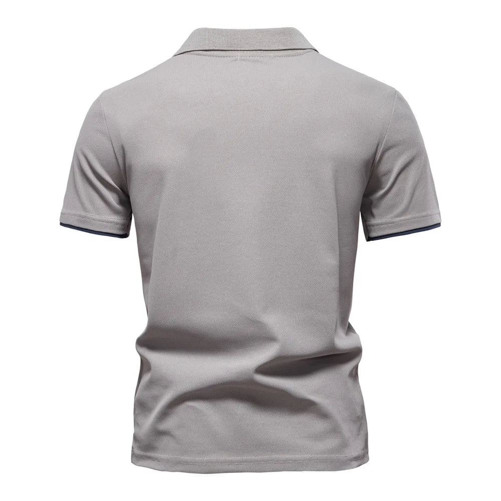 Casual herenpolo