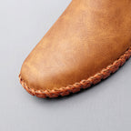 Santorini-leer Loafers