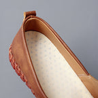 Santorini-leer Loafers