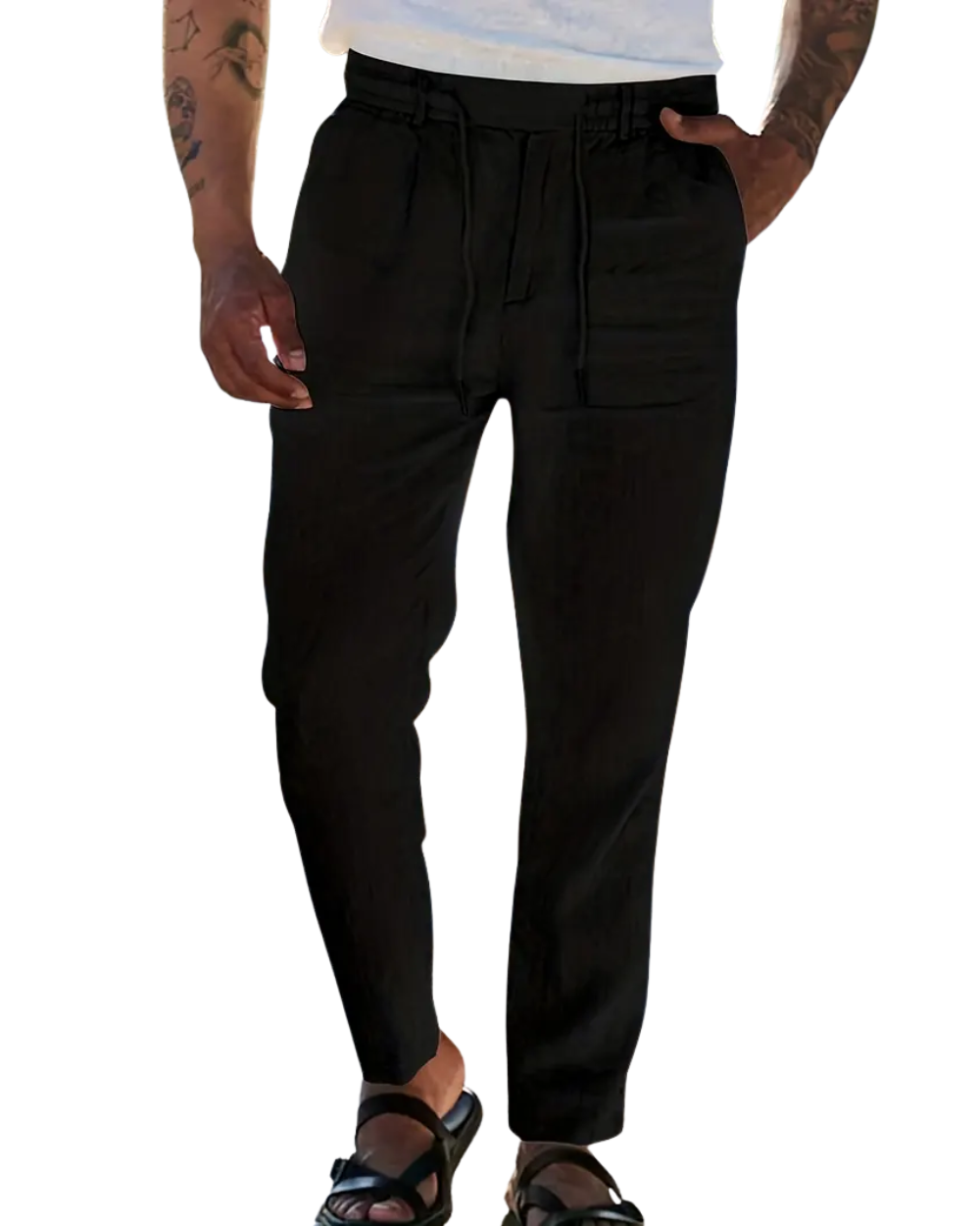 Elegante linnen broek