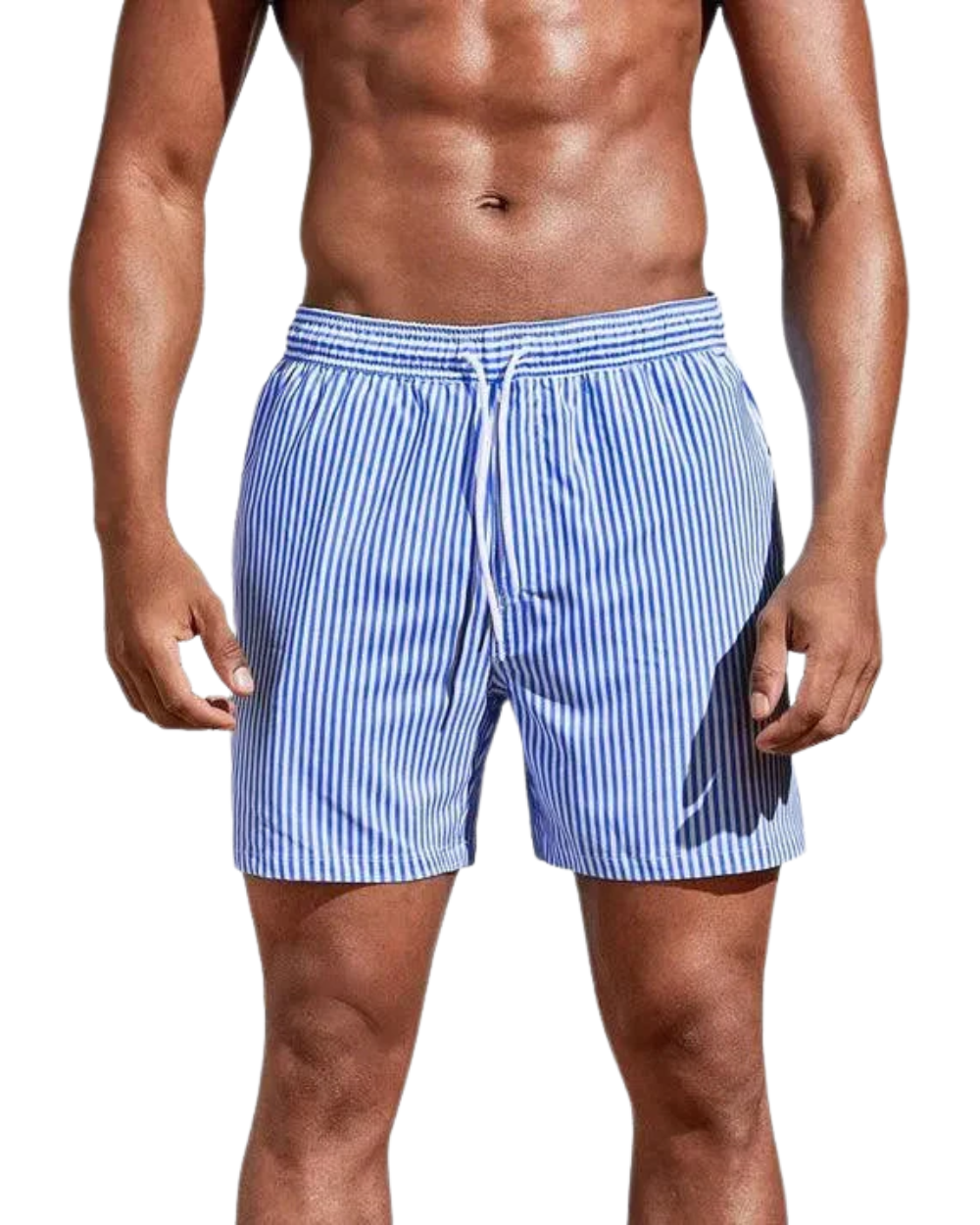 Elegante gestreepte zwemshort