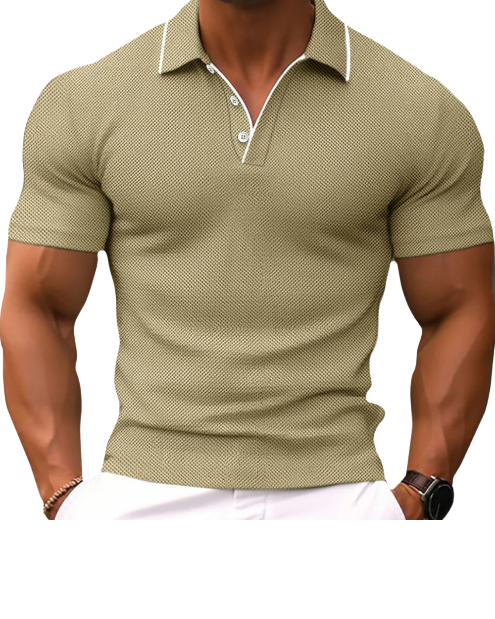 Polo met slanke pasvorm