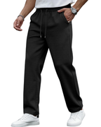 Elegante broek van wafelstructuur