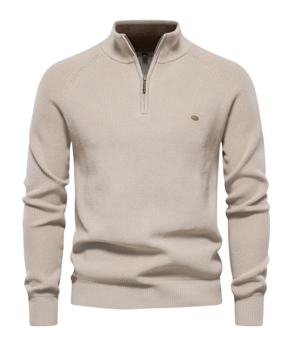 Luxe trui met ritssluiting