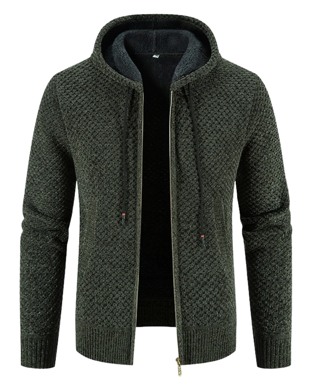 Herenvest met capuchon