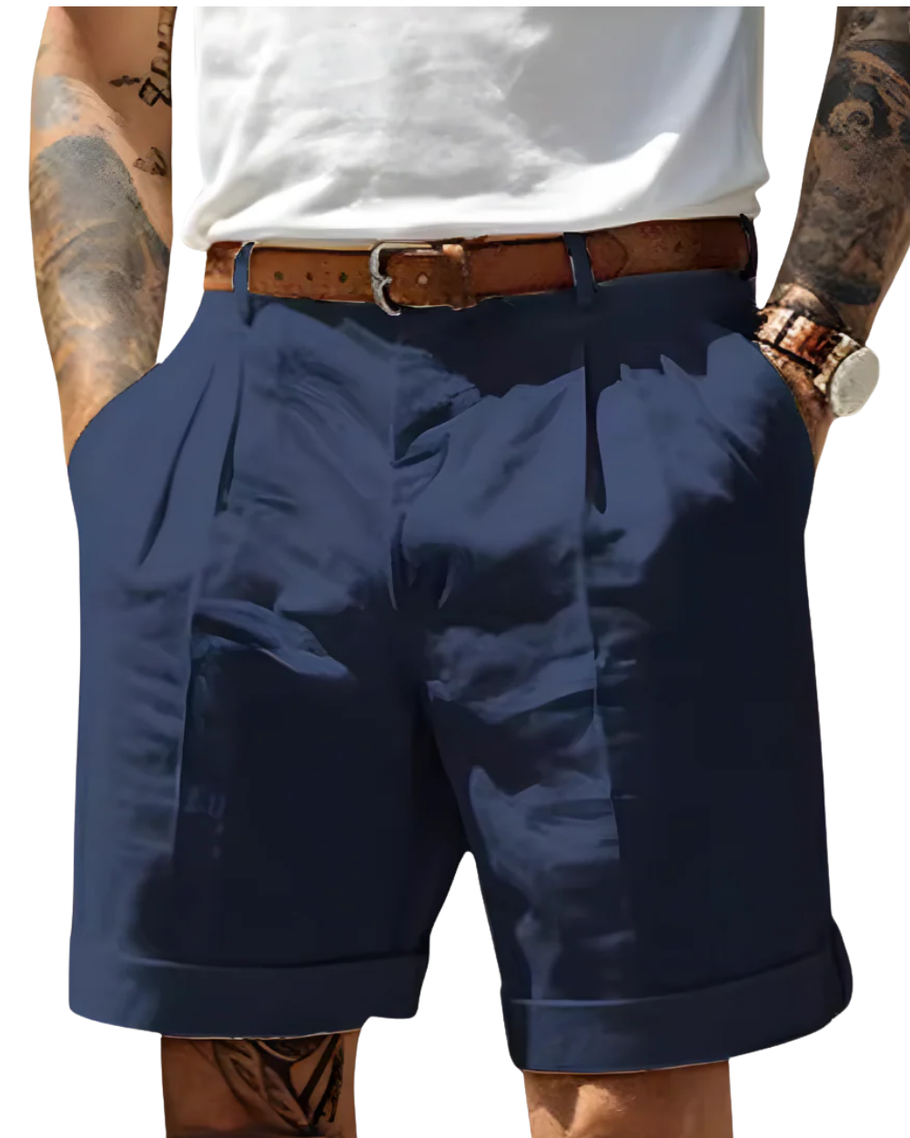 Casual katoenen korte broek