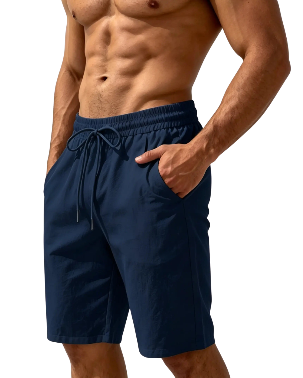 Casual linnen korte broek