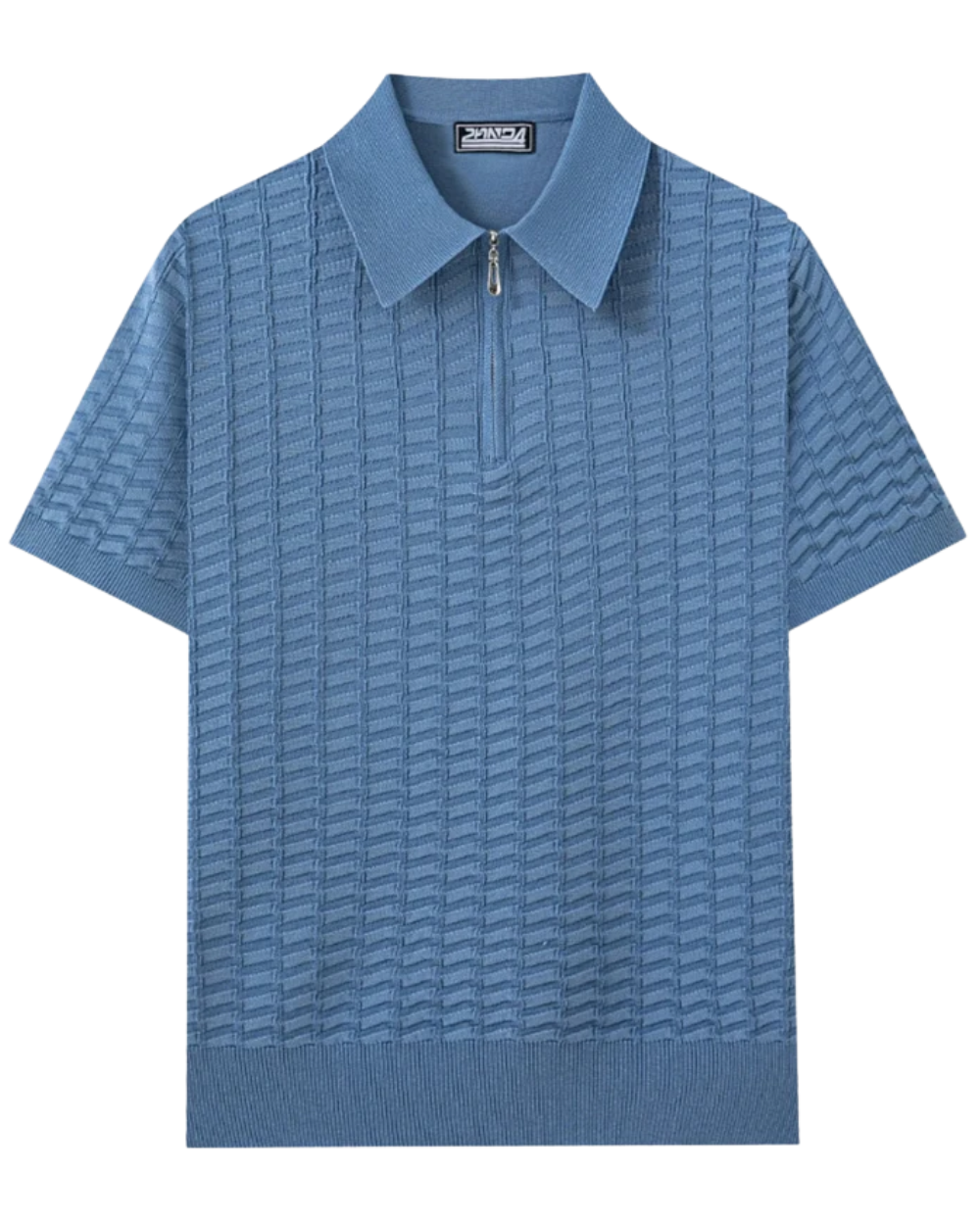 Elegant poloshirt met ritssluiting