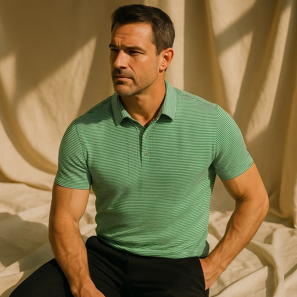 Gestreepte poloshirt