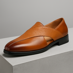 Vintage leer Loafers