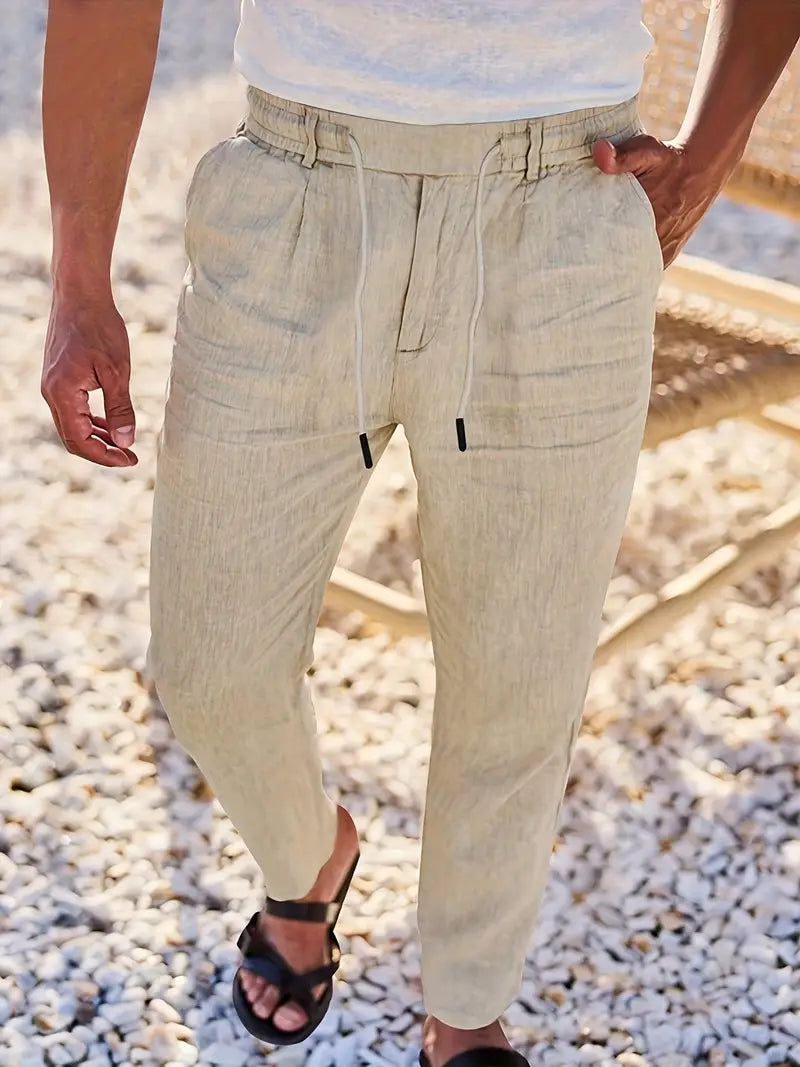 Elegante linnen broek