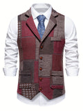Elegant patchwork-vest