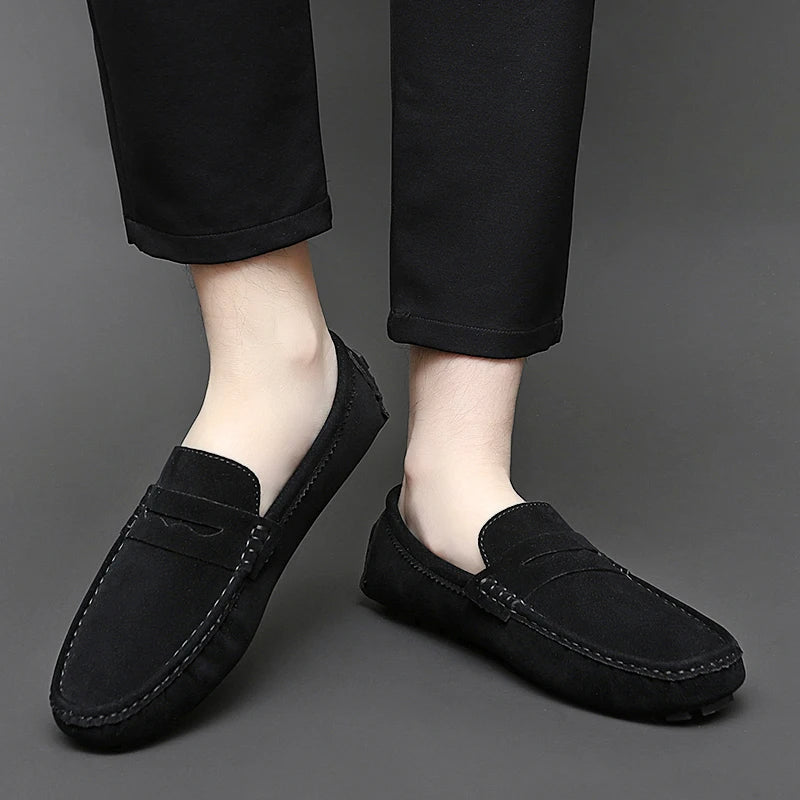 Suède boot Loafers