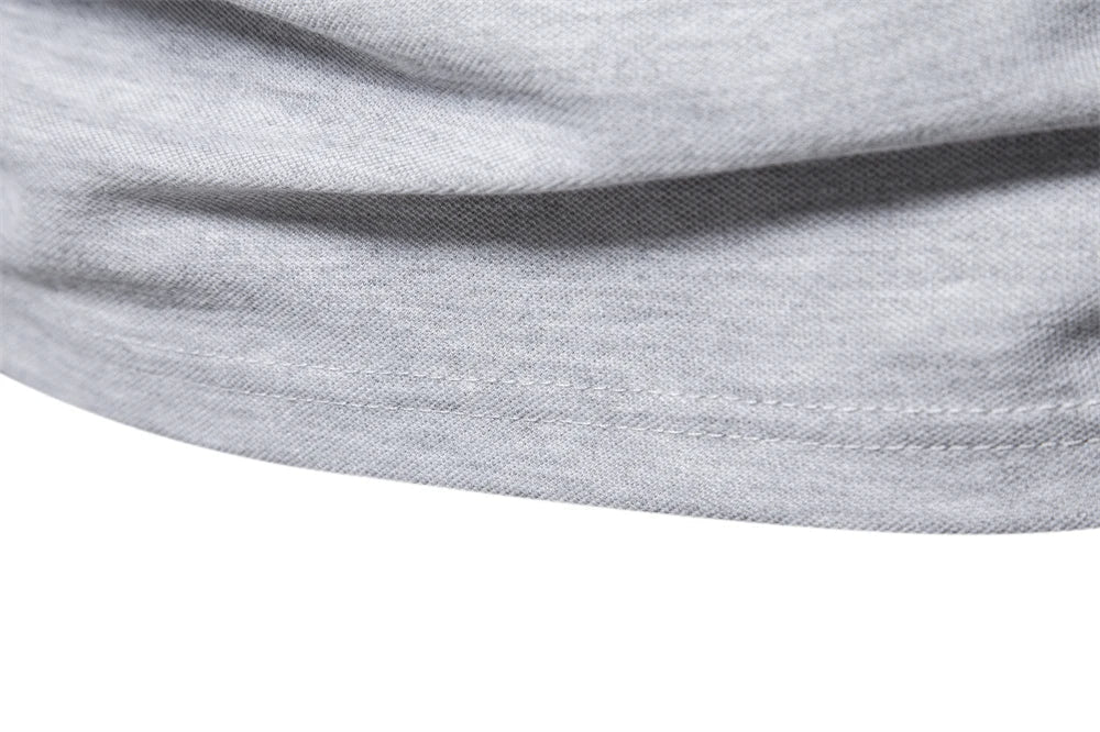Casual poloshirt met lange mouwen