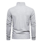 Casual poloshirt met lange mouwen