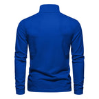 Casual poloshirt met lange mouwen
