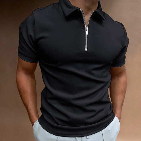 Polo met ritssluiting